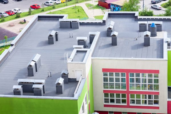 Commercial Flat Roof Repair in West Hartford